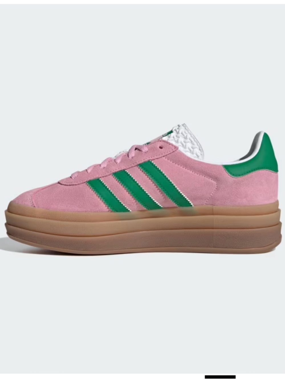 adidas Gazelle Bold True Pink / Green / Cloud White - Picture 5 of 13